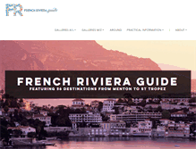 Tablet Screenshot of french-riviera-guide.com